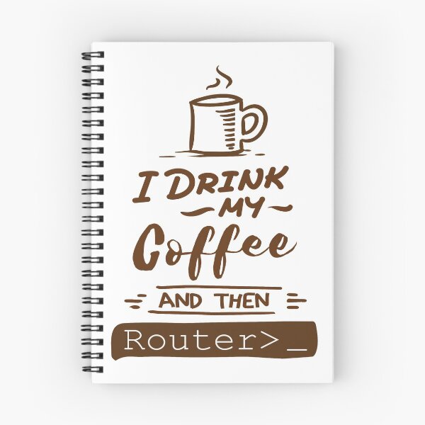 Item preview, I drink my coffee and then Router> Brown designed and sold by Amerakstore.