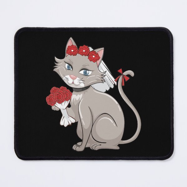 Item preview, Cat Bride Rose Wedding designed and sold by Snabdesign84.