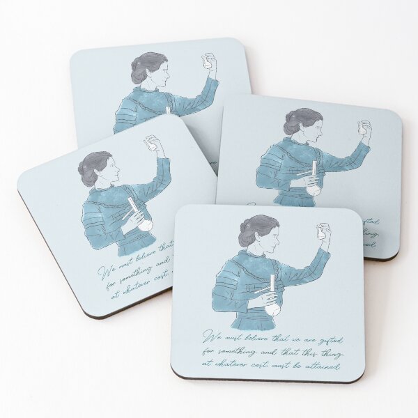 Item preview, Marie Curie Quote designed and sold by ForStrong.
