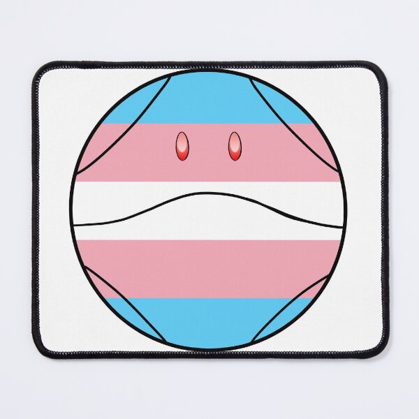 Artikelvorschau, Trans Pride Flag Gundam inspiriert Haro entworfen und verkauft von Artbartcart.