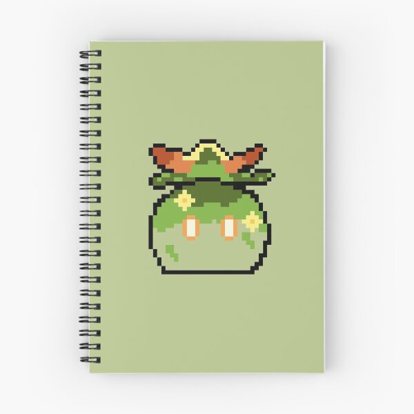 Artikelvorschau, Genshin Impact Dendro Slime Pixel Art entworfen und verkauft von pixelsinnit.