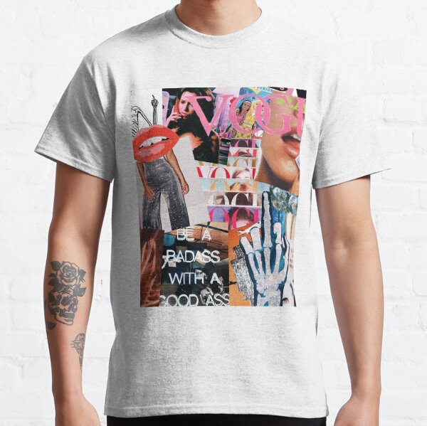 Girly Collage Graphic Classic T-Shirt