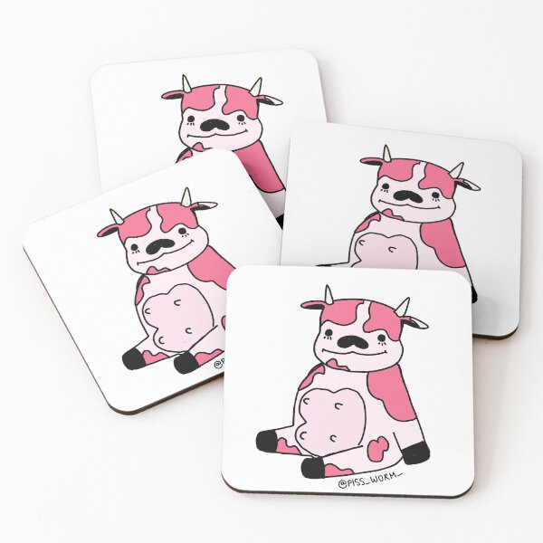 Item preview, Strawberry milk cow designed and sold by Emily Harvey-Stephens.