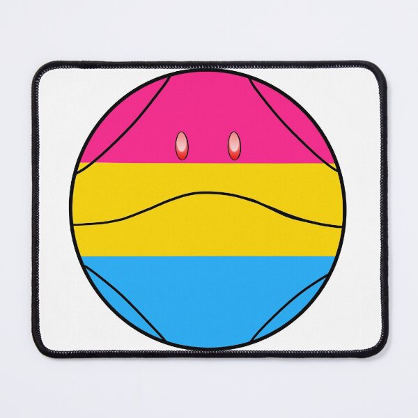 Item preview, Pan Pride Flag Gundam Inspired Haro designed and sold by Artbartcart.
