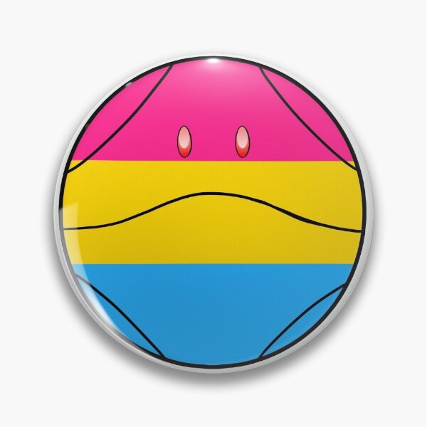 Item preview, Pan Pride Flag Gundam Inspired Haro designed and sold by Artbartcart.