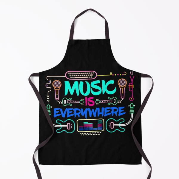 Item preview, Music is everywhere quote and gift for music lover Tshirt designed and sold by LETSTRIP.