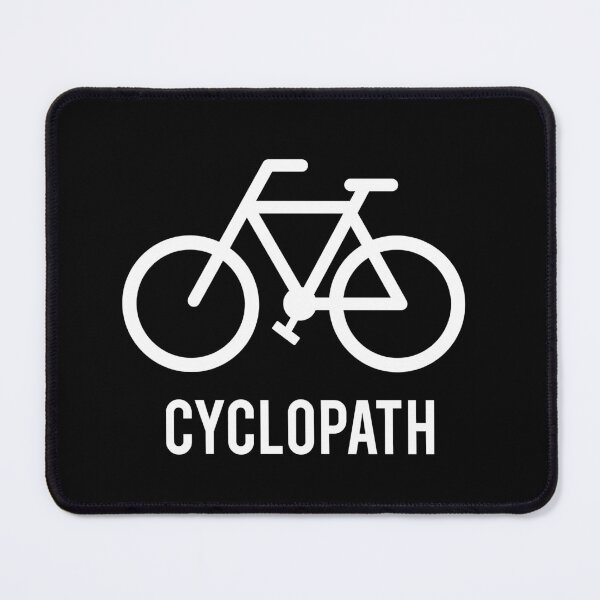 Item preview, Cyclopath, bicycle black t-shirt, cyclist black shirt designed and sold by beakraus.
