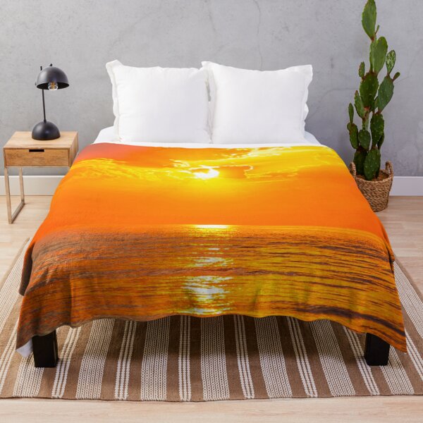 Item preview, Colourful seaside Throw Blanket designed and sold by JD369.