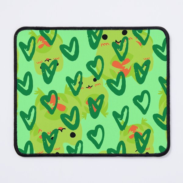 Item preview, frogs green hearts designed and sold by Highhocreations.