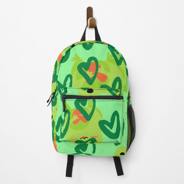 Item preview, frogs green hearts designed and sold by Highhocreations.