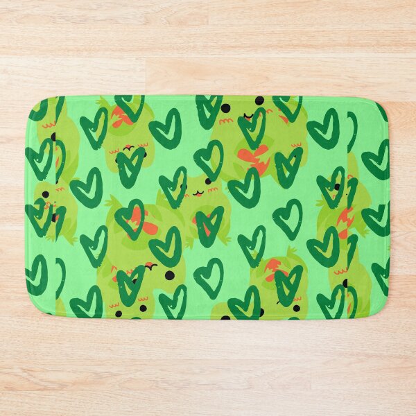 Item preview, frogs green hearts designed and sold by Highhocreations.