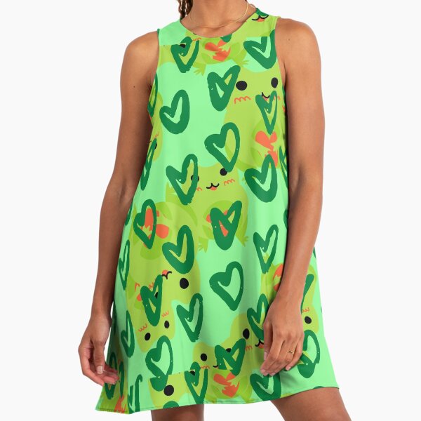 Green Frog Dresses for Sale | Redbubble