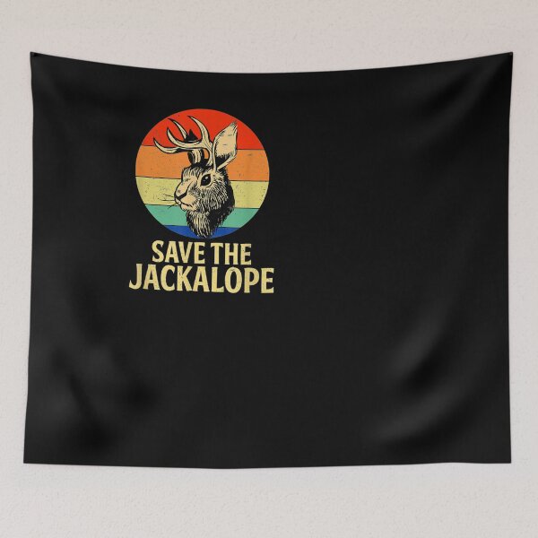 Item preview, Save The Jackalope , Vintage Retro Camping Lover Jackalope funny gifts| Perfect Gift designed and sold by sloandavis.