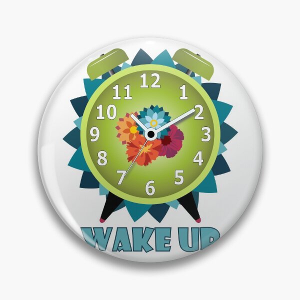 Item preview, Alarm clock and flowers t-shirt designed and sold by aleksmm-11.