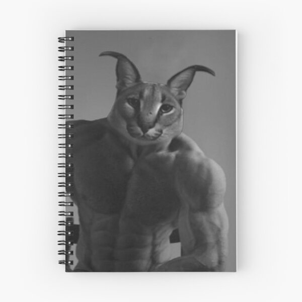 Item preview, CHAD FLOPPA CAT \ CARACALS \ GIGA CHAD CAT \ GIGA CAT / MUSCLE FLOPPA CAT designed and sold by Mad-Boy.