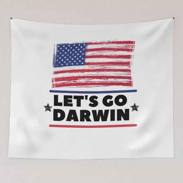 Item preview, Lets Go Darwin US Flag Vintage - Funny Darwin Meme - Cool Gift for woman and men designed and sold by zakibenj.
