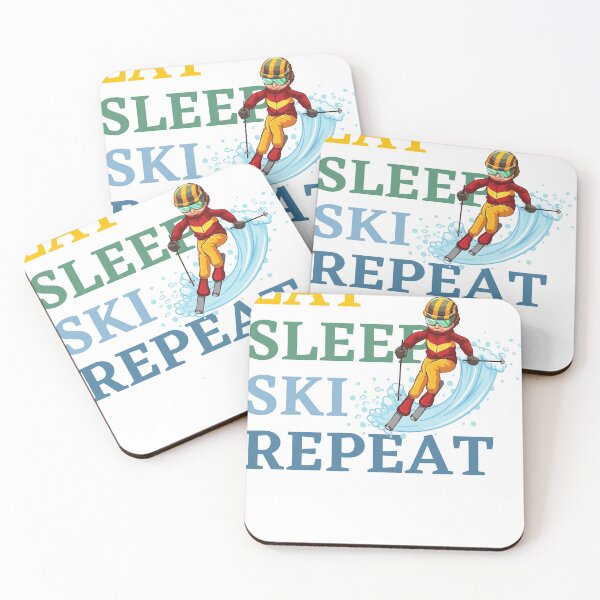 Item preview, Eat sleep ski repeat. designed and sold by earthlingsmerch.