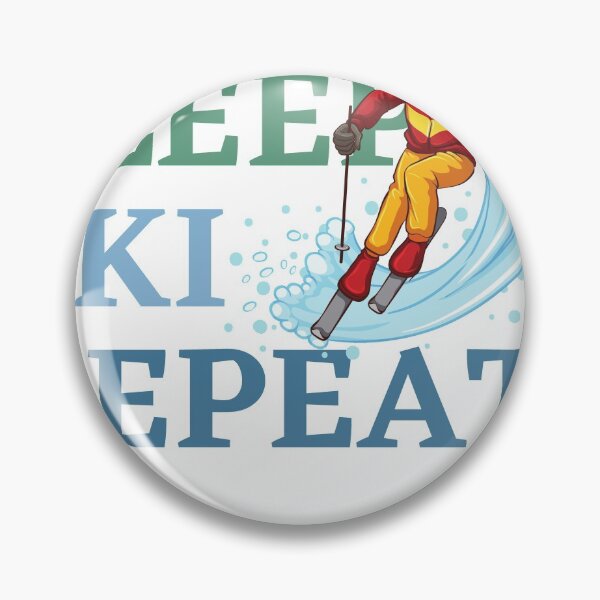 Item preview, Eat sleep ski repeat. designed and sold by earthlingsmerch.