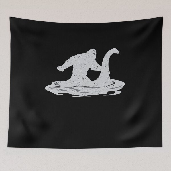 Item preview, Bigfoot & Loch Ness Monster Gift Yeti Sasquatch designed and sold by Lenny Stahl.