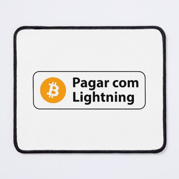 Item preview, Pagar com Lightning - Portuguese - Pay with Lightning (Bitcoin Network / Lightning Network) designed and sold by NautilusMare.
