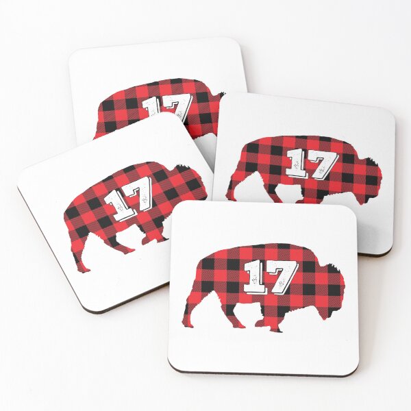 Item preview, Buffalo 17 Buffalo Fan Buffalo Plaid Bison designed and sold by Rabbitti.