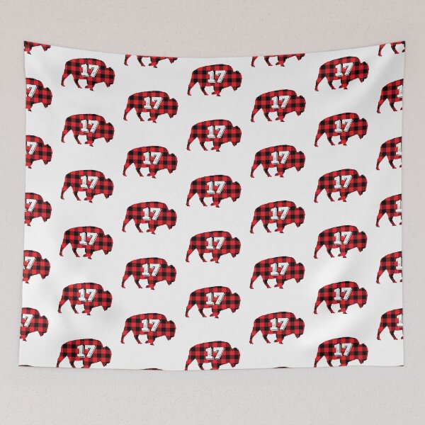 Item preview, Buffalo 17 Buffalo Fan Buffalo Plaid Bison designed and sold by Rabbitti.