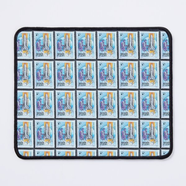 Item preview, Spaceship 1982 Hungarian Vintage Postage Stamp designed and sold by Factory57.