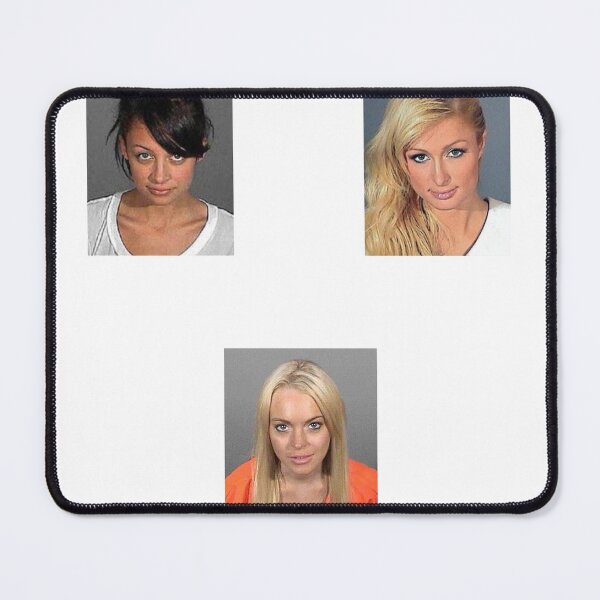 Item preview, Y2K Paris Hilton Lindsay Lohan Nicolette Richie Lindsay Lohan mugshots designed and sold by kierstynhowell.