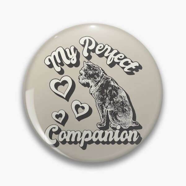 Item preview, My Perfect Companion, Scruffy Dog Fun Valentines Design For Dog Animal Lovers designed and sold by TrulyEpoque.