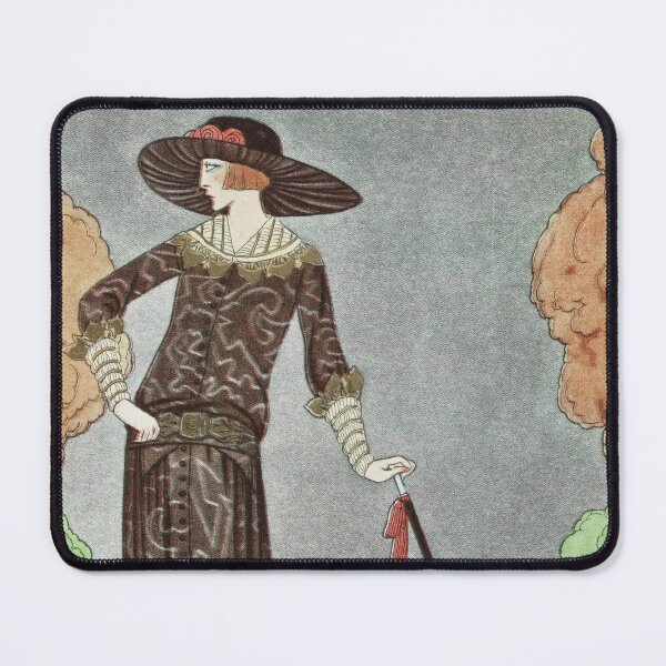 Item preview, Vintage Lady Out for a Walk on Her Estate designed and sold by ZinZoe.