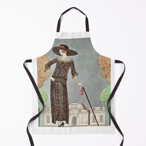 Item preview, Vintage Lady Out for a Walk on Her Estate designed and sold by ZinZoe.