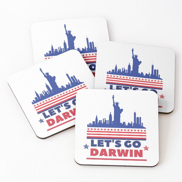 Item preview, Copy of Copy of Lets Go Darwin US Flag Vintage - Funny Darwin Meme - Cool Gift for woman and men designed and sold by zakibenj.