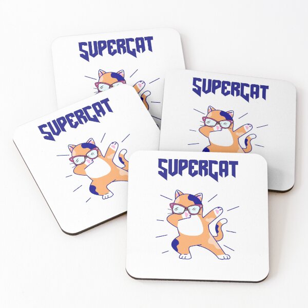 Item preview, Supercat - funny cat design designed and sold by MossyAndPearl.