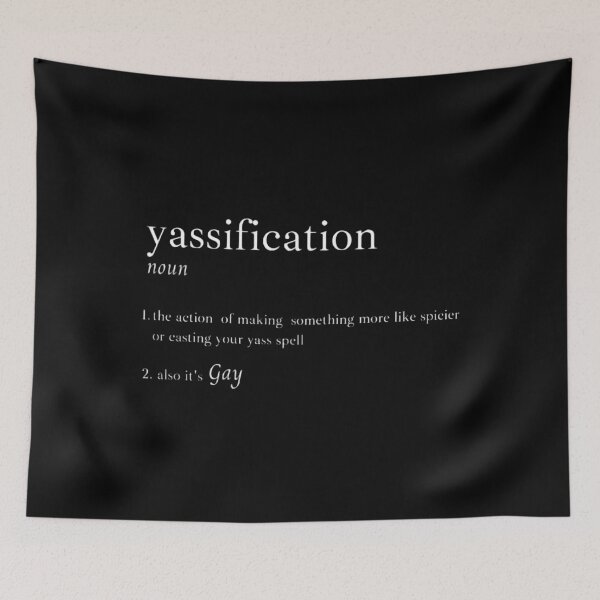 Item preview, Yassification Definition designed and sold by mewsis.