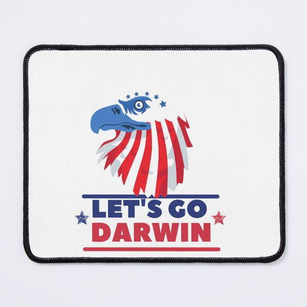 Item preview, Lets Go Darwin Eeagle Flag Vintage - Funny Darwin Meme - Cool Gift for woman and men designed and sold by zakibenj.