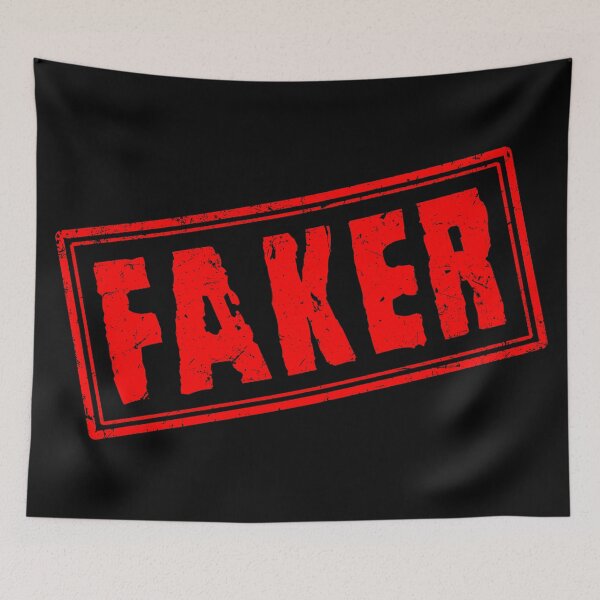 Item preview, FAKER (Vintage Retro Stamp) designed and sold by SassyClassyMe.