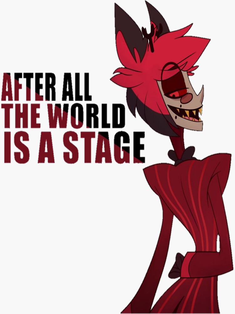 Hazbin Hotel Alastor Sticker By Animstickers Redbubbl