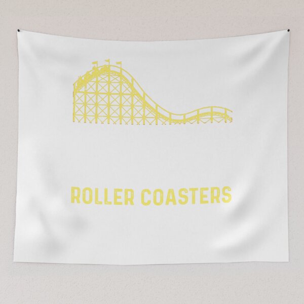 Item preview, I'm Thinking About Roller Coasters, Funny Roller Coaster designed and sold by Quickhappy.
