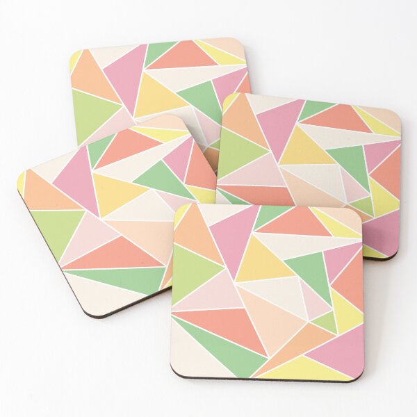 Item preview, Pastel Multi-color Triangle pattern 1 designed and sold by BLMcreations.
