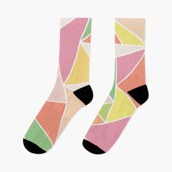 Item preview, Pastel Multi-color Triangle pattern 1 designed and sold by BLMcreations.