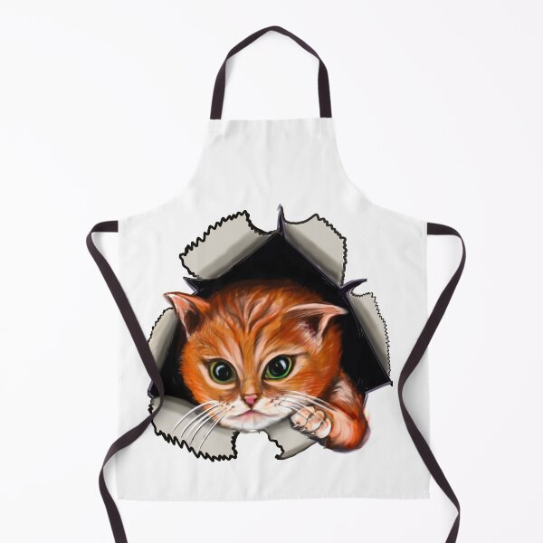 Item preview, Cat peekaboo 2 - cute stowaway kitten playing peekaboo from a rip torn hole! For those who love Cute cats designed and sold by Artonmytee.