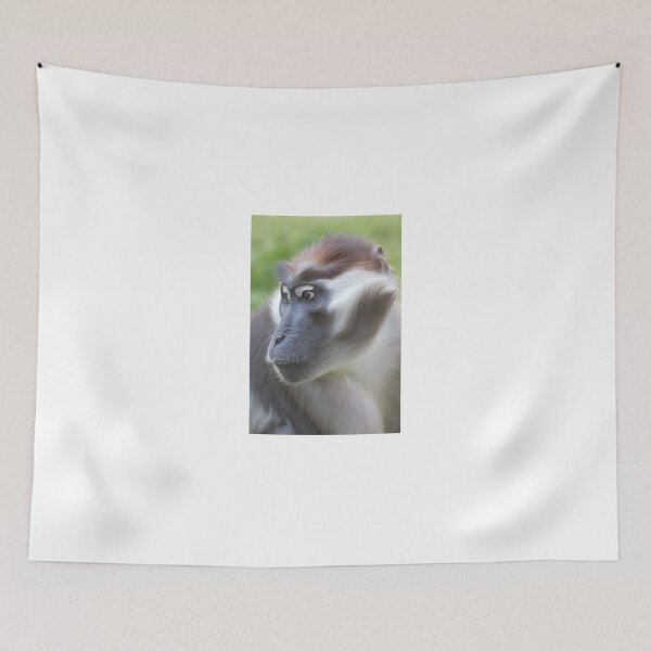 Item preview, Cherry Crowned Mangabey designed and sold by Tori Andrews.