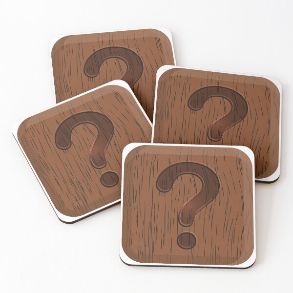 Item preview, Icon with question mark on wood grain texture designed and sold by CutieBlue.