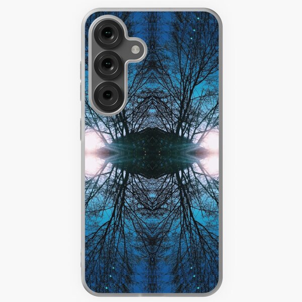 Blue Winter Sky and Trees Samsung Galaxy Soft Case