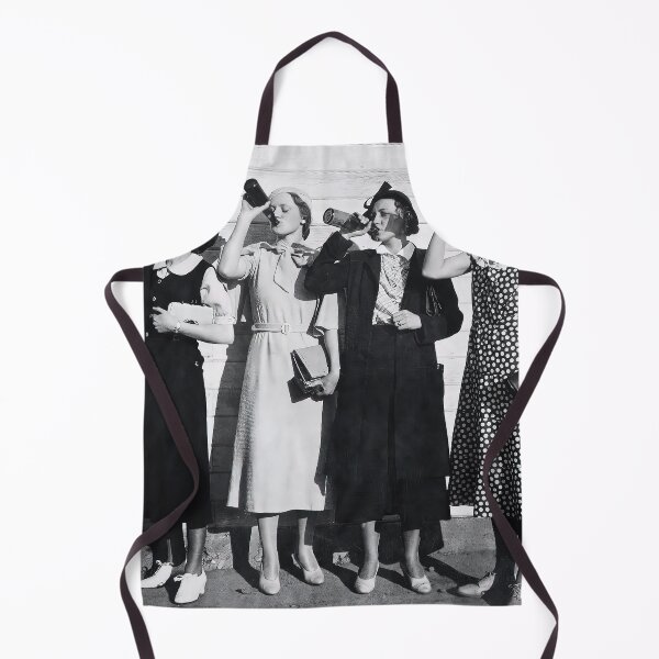 Item preview, Women Beer Drinkers, Black and White Vintage Art designed and sold by modernretro.