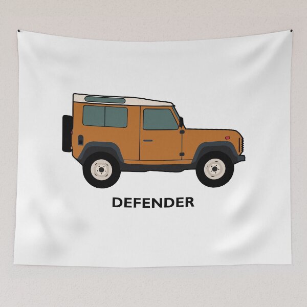 Item preview, Defender off-road vehicle (with lettering) - sand yellow-brown designed and sold by NautilusMare.