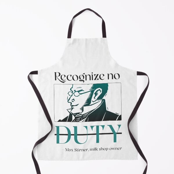 Item preview, Max Stirner Egoist Quote - "Recognize No Duty" designed and sold by PastelAnarchism.