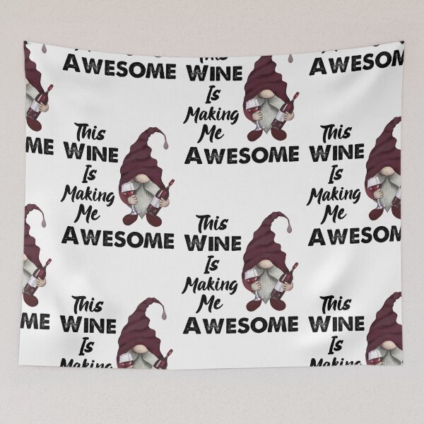 Item preview, This Wine Is Making Me Awesome designed and sold by SportyDogShop.