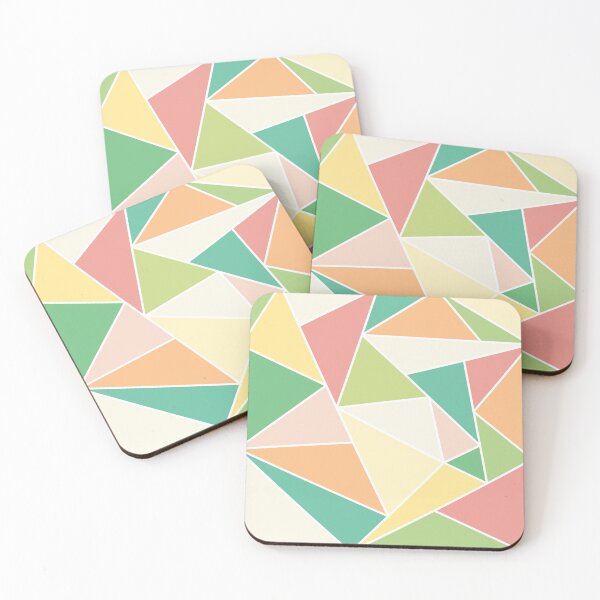 Item preview, Pastel Multi-color Triangle pattern 2 designed and sold by BLMcreations.