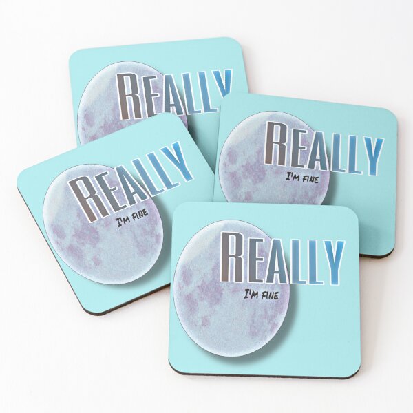 Item preview, Really, I'm fine designed and sold by bipolarvirgoart.